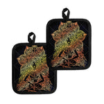 Spiritual Girl Mandala Print Pot Holders