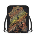 Spiritual Girl Mandala Print Rectangular Crossbody Bag