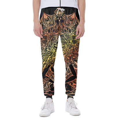 Spiritual Girl Mandala Print Scuba Joggers