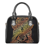 Spiritual Girl Mandala Print Shoulder Handbag