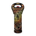 Spiritual Girl Mandala Print Single Neoprene Wine Tote