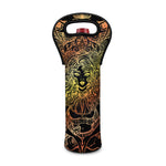 Spiritual Girl Mandala Print Single Neoprene Wine Tote