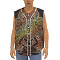 Spiritual Girl Mandala Print Sleeveless Baseball Jersey