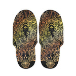 Spiritual Girl Mandala Print Slippers