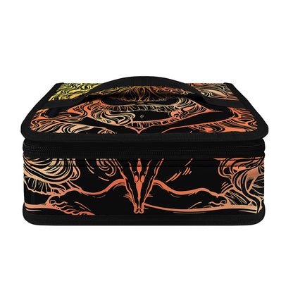 Spiritual Girl Mandala Print Small Lunch Bag