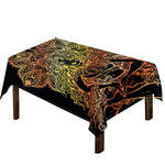 Spiritual Girl Mandala Print Tablecloth