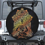 Spiritual Girl Mandala Print Tire Cover