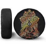 Spiritual Girl Mandala Print Tire Cover With Camera Hole