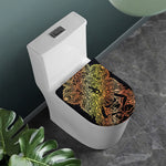 Spiritual Girl Mandala Print Toilet Lid Cover