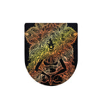 Spiritual Girl Mandala Print Toilet Lid Cover