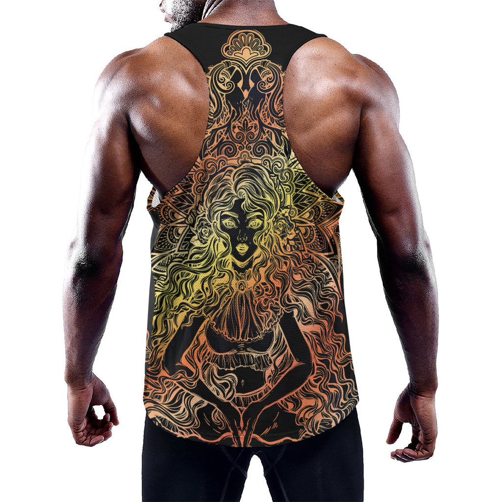 Spiritual Girl Mandala Print Training Tank Top