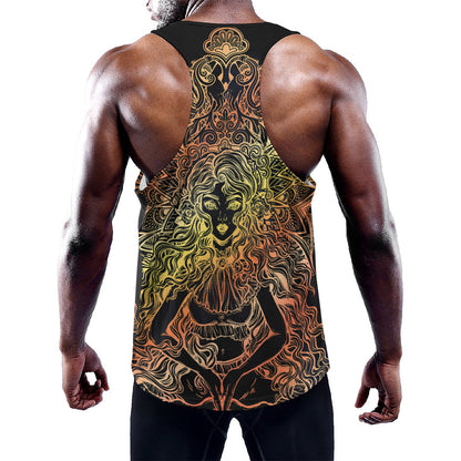 Spiritual Girl Mandala Print Training Tank Top