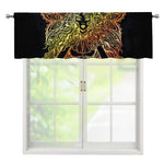 Spiritual Girl Mandala Print Window Valance