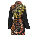 Spiritual Girl Mandala Print Women's Bathrobe