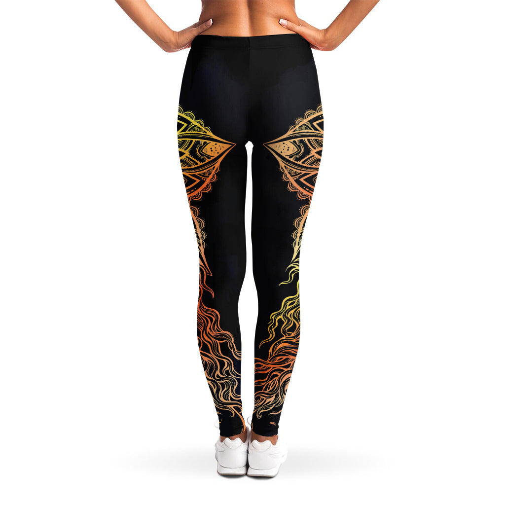 Spiritual Girl Mandala Print Women's Leggings