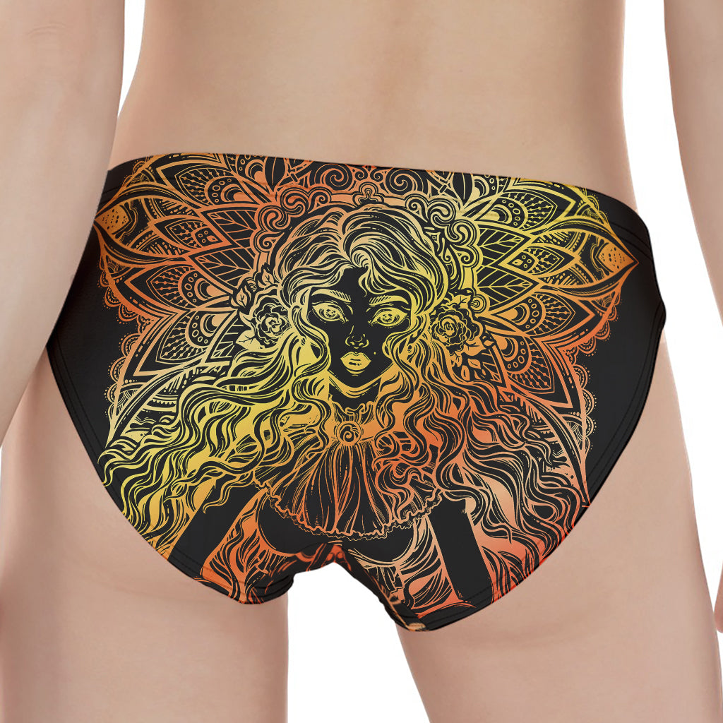 Spiritual Girl Mandala Print Women's Panties