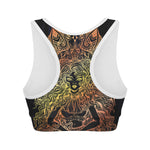 Spiritual Girl Mandala Print Women's Sports Bra