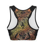 Spiritual Girl Mandala Print Women's Sports Bra