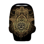 Spiritual Hamsa Hand Of Fatima Print Baby Seat Cover