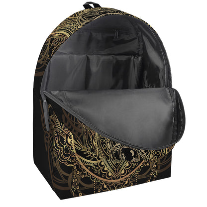 Spiritual Hamsa Hand Of Fatima Print Backpack