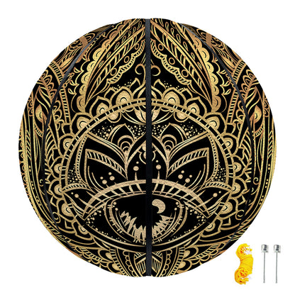 Spiritual Hamsa Hand Of Fatima Print Basketball