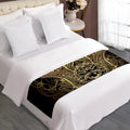 Spiritual Hamsa Hand Of Fatima Print Bed Runner