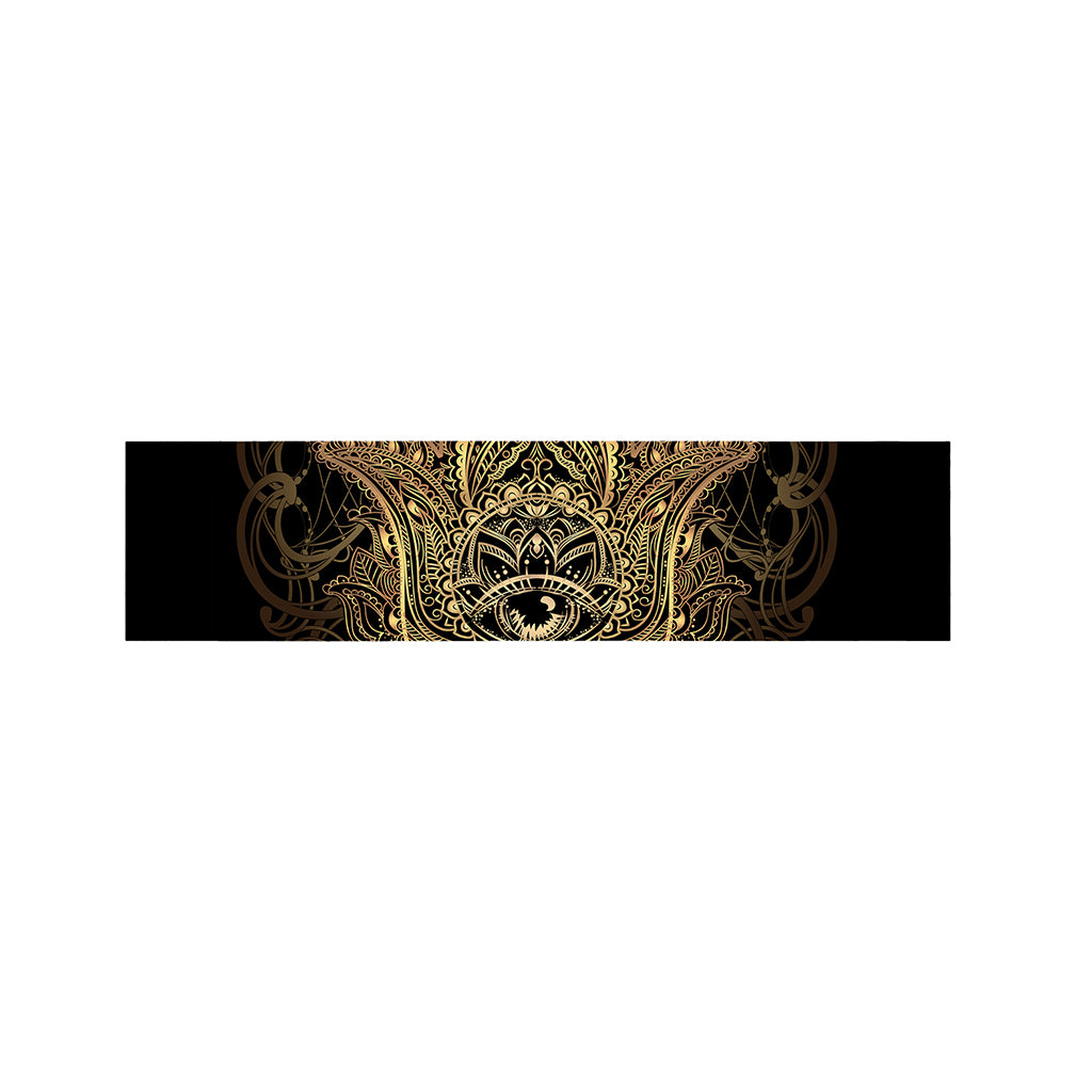 Spiritual Hamsa Hand Of Fatima Print Bed Runner