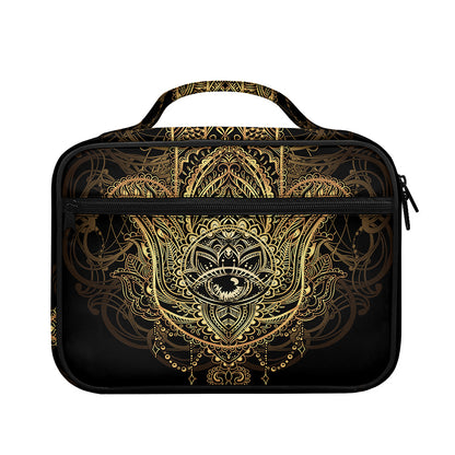 Spiritual Hamsa Hand Of Fatima Print Briefcase Bible Bag