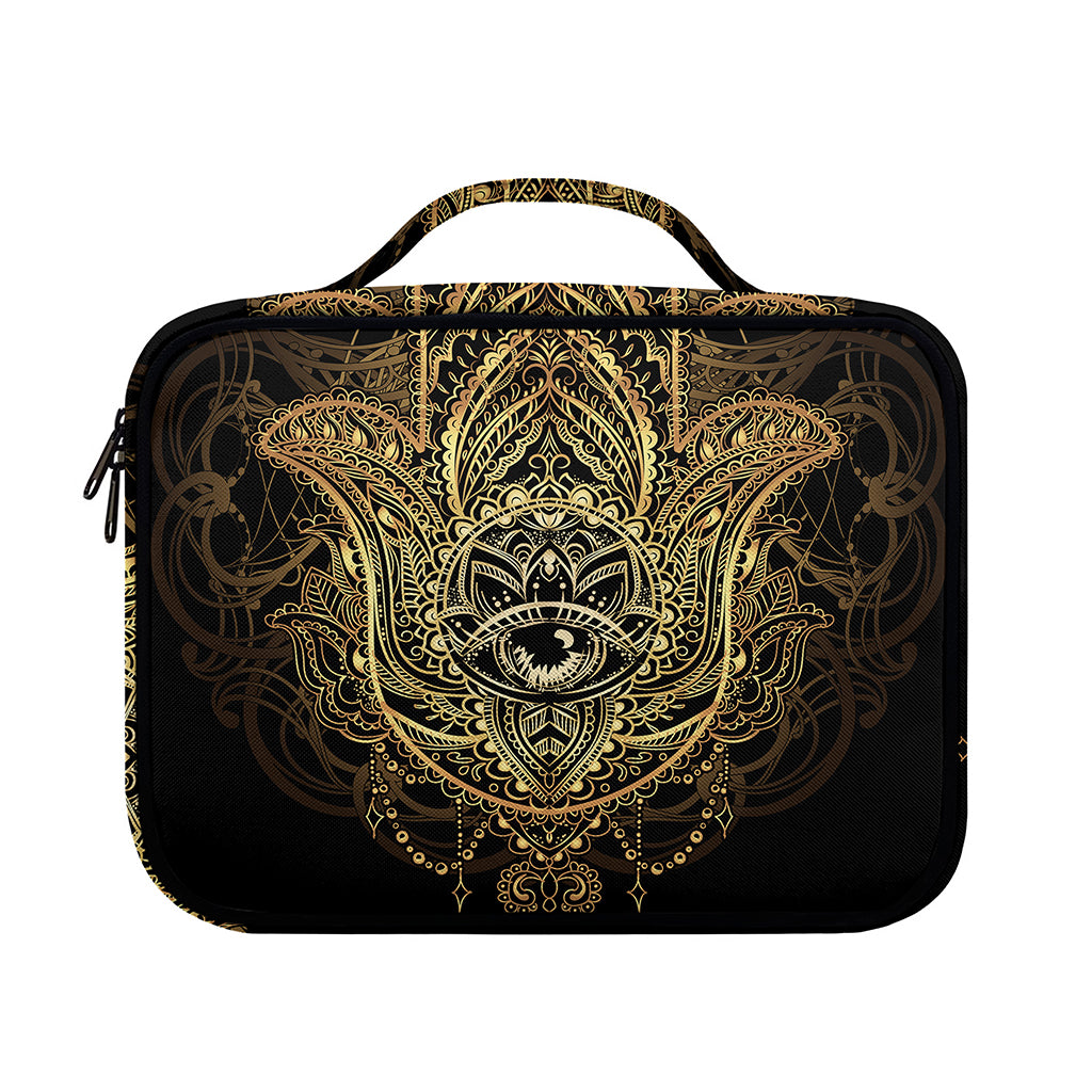 Spiritual Hamsa Hand Of Fatima Print Briefcase Bible Bag