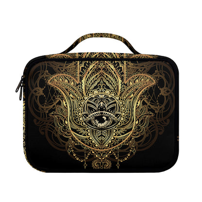 Spiritual Hamsa Hand Of Fatima Print Briefcase Bible Bag