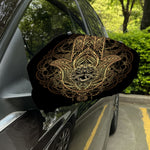 Spiritual Hamsa Hand Of Fatima Print Car Side Mirror Covers