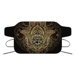 Spiritual Hamsa Hand Of Fatima Print Car Windshield Snow Cover