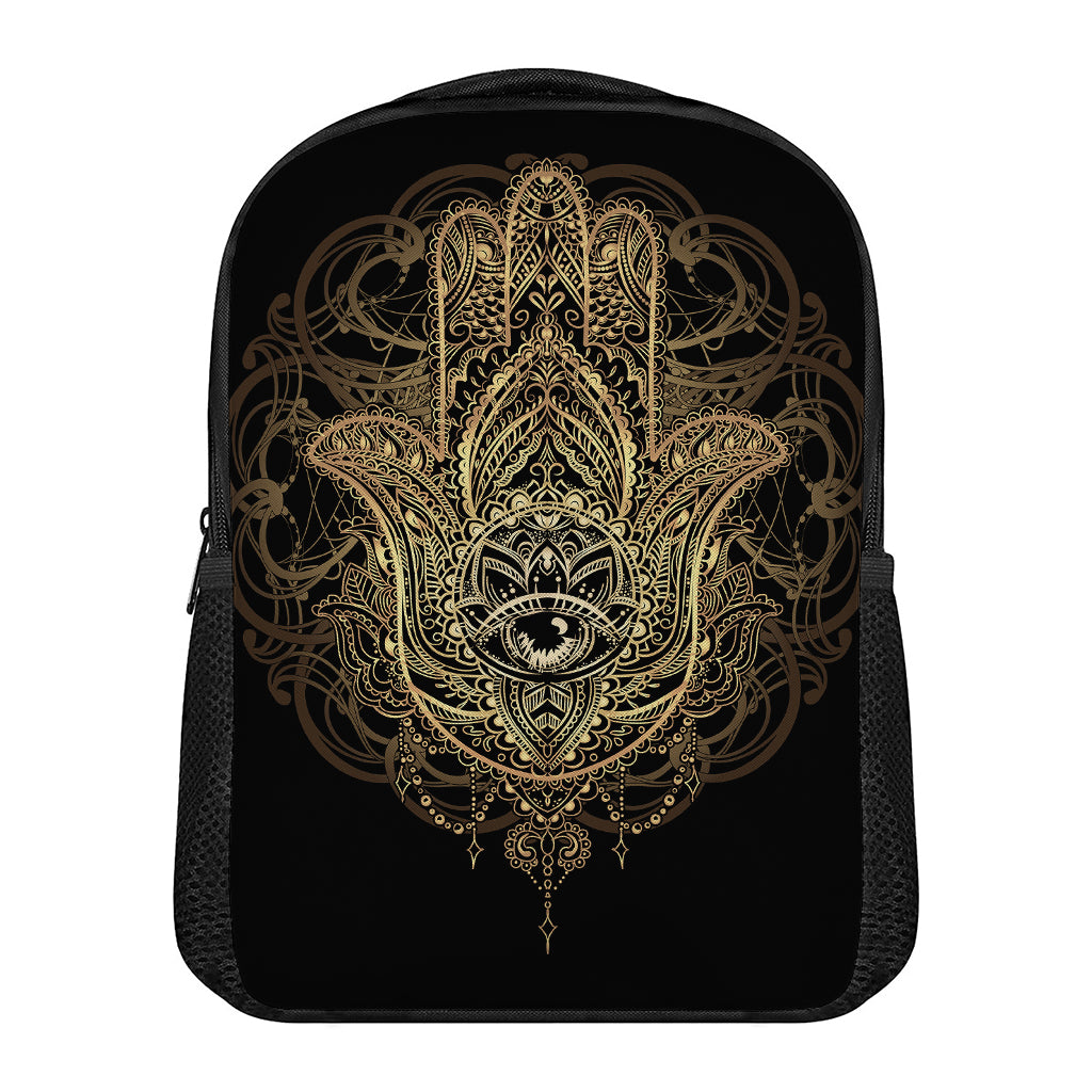 Spiritual Hamsa Hand Of Fatima Print Casual Backpack