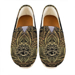 Spiritual Hamsa Hand Of Fatima Print Casual Shoes