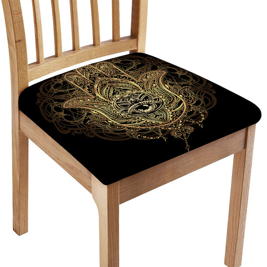Spiritual Hamsa Hand Of Fatima Print Chair Cushion Cover