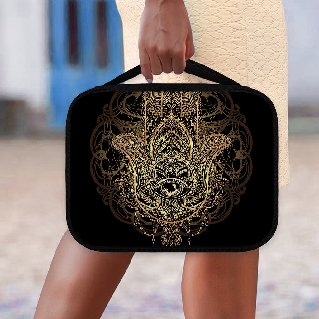 Spiritual Hamsa Hand Of Fatima Print Classic Bible Case