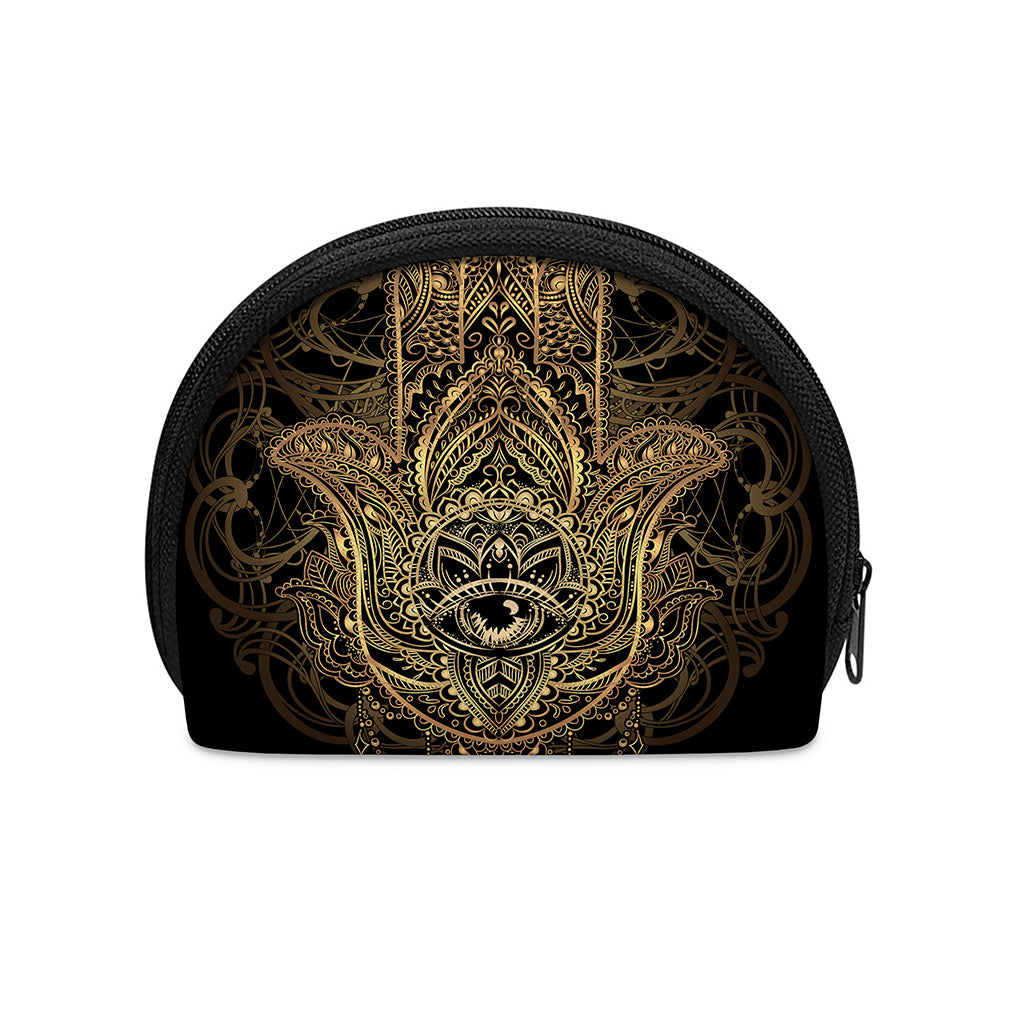 Spiritual Hamsa Hand Of Fatima Print Coin Purse