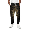 Spiritual Hamsa Hand Of Fatima Print Cotton Sweatpants