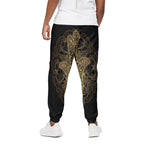 Spiritual Hamsa Hand Of Fatima Print Cotton Pants