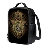 Spiritual Hamsa Hand Of Fatima Print Crossbody Lunch Bag