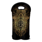 Spiritual Hamsa Hand Of Fatima Print Double Neoprene Wine Tote