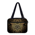Spiritual Hamsa Hand Of Fatima Print Double Strap Bible Bag