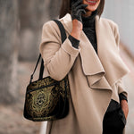 Spiritual Hamsa Hand Of Fatima Print Double Strap Bible Bag