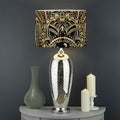 Spiritual Hamsa Hand Of Fatima Print Drum Lamp Shade