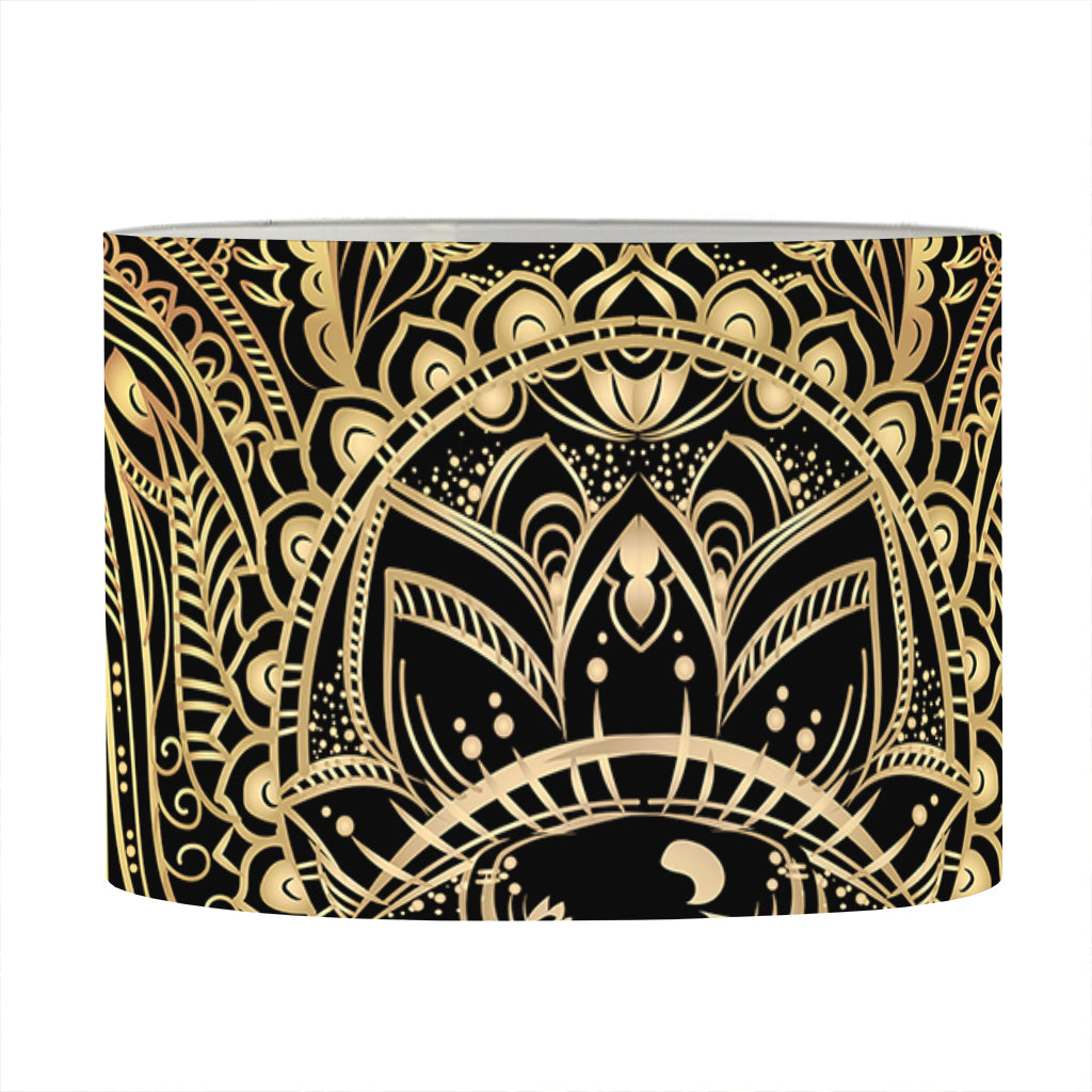Spiritual Hamsa Hand Of Fatima Print Drum Lamp Shade