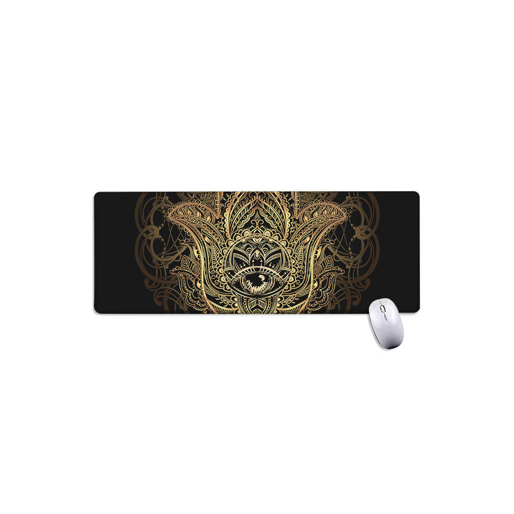 Spiritual Hamsa Hand Of Fatima Print Extended Mouse Pad