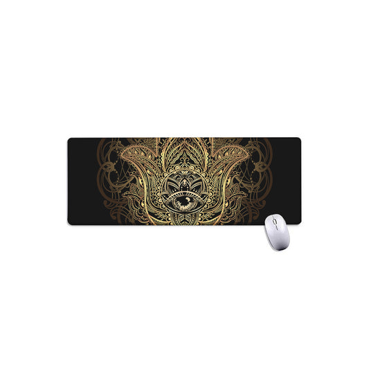 Spiritual Hamsa Hand Of Fatima Print Extended Mouse Pad