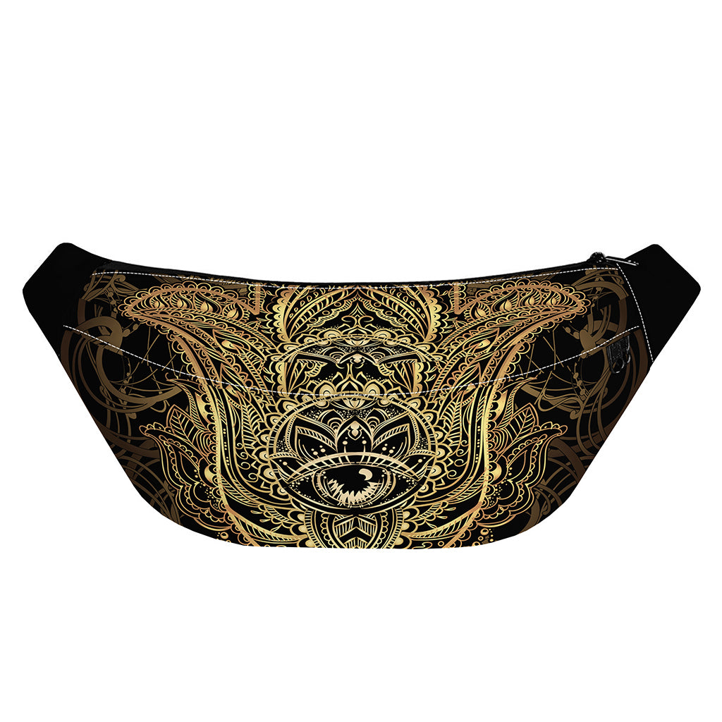 Spiritual Hamsa Hand Of Fatima Print Fanny Pack