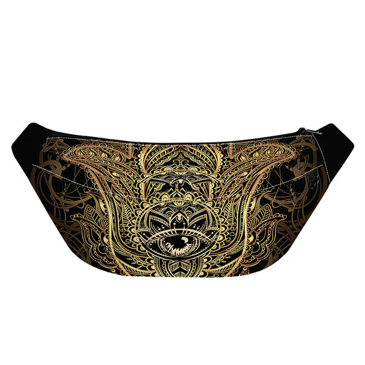 Spiritual Hamsa Hand Of Fatima Print Fanny Pack