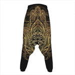 Spiritual Hamsa Hand Of Fatima Print Hammer Pants